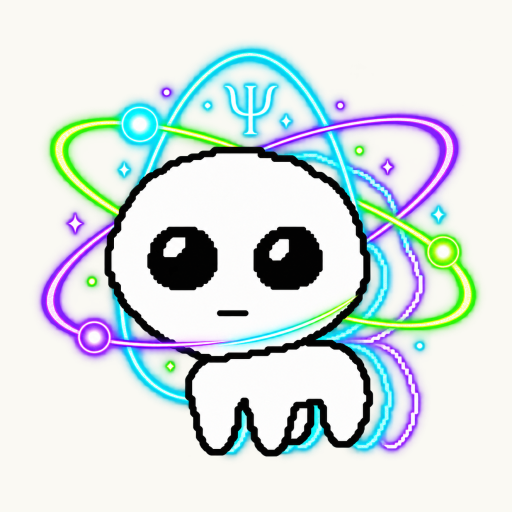 The creature, orbits, and a psi mark